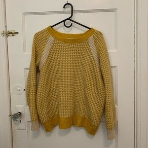 Mak B sweater - Yellow sweater, pullover